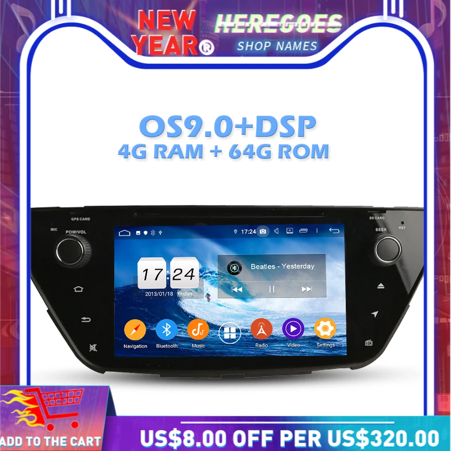 DSP Android 10 0 + 6 автомобильный DVD плеер GPS Map RDS радио Wifi Bluetooth 5 для Lifan X50|Автомагнитолы| |