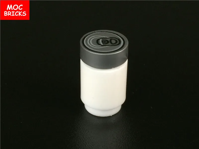 10 шт./лот DIY Круглый Кирпич 1x1 &amp плитка круглая с содовой поп Can шаблон подходит