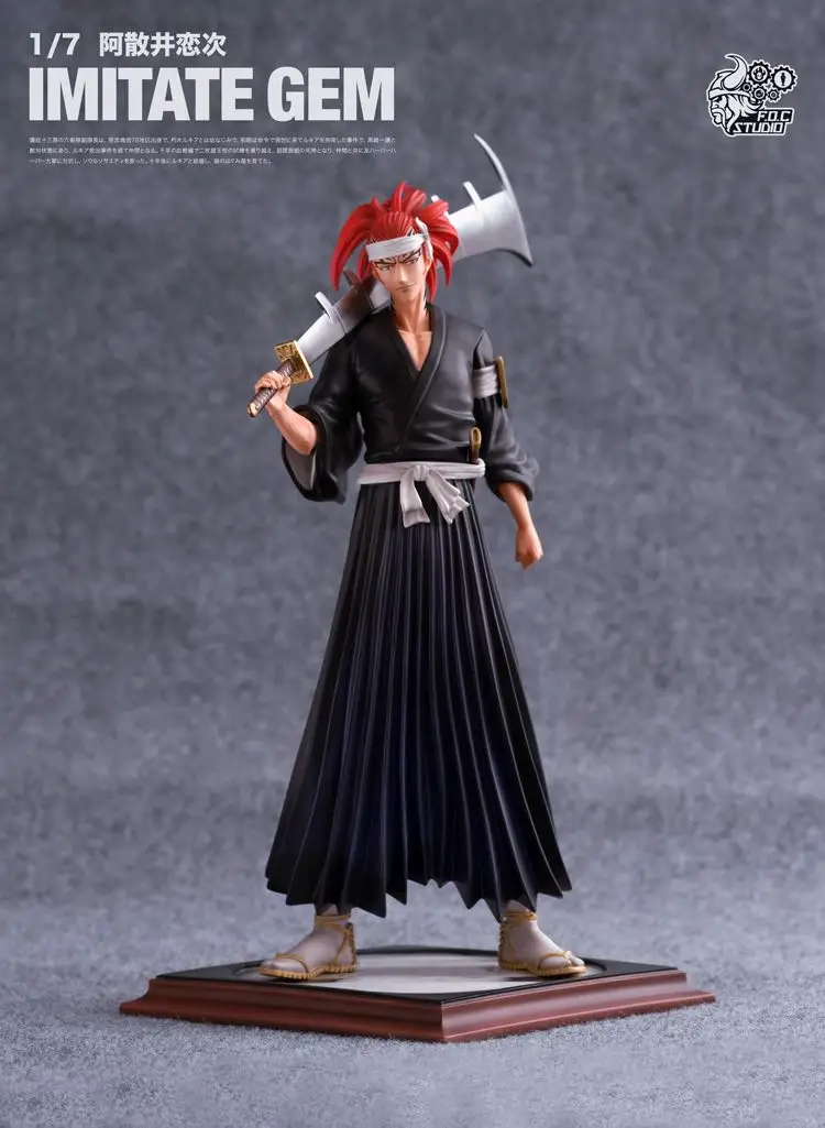 Модельные вентиляторы в наличии FOC BLEACH вице-капитан Abarai Renji gk фигурка из смолы для