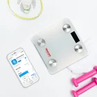 Умные весы Sinocare для определения жировой массы тела, весы для ванной комнаты тестов, 12 BMI со светодиодным дисплеем, Bluetooth