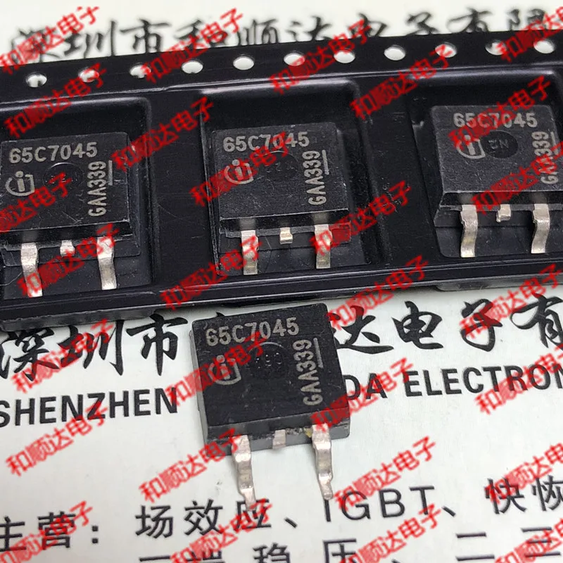 

10pcs/lot IPB65R045C7 65C7045 New stock TO-263 700V 212A straight