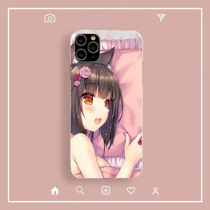 TOPLBPCS Nekopara Chocola чехол для телефона iPhone 11 12 13 mini pro XS MAX 8 7 6 6S Plus X 5S SE 2020 XR | Мобильные