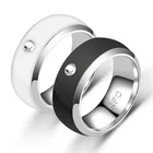 Европейская и американская мода, новинка, Smart NFC, ярлык, кольцо, модный набор, бриллиантовое кольцо, умное кольцо