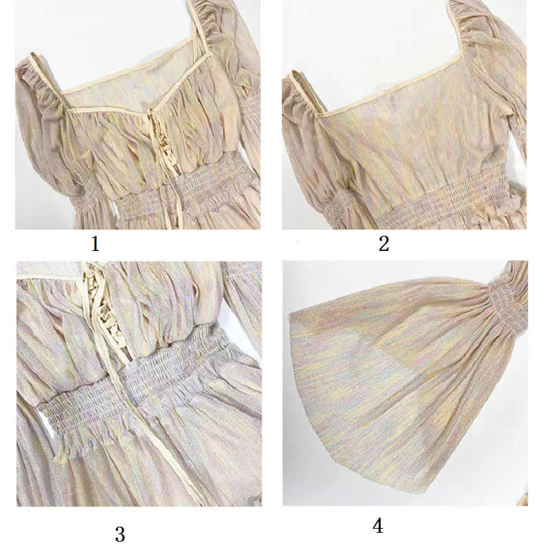 Женское шифоновое платье со складками Элегантное Шелковое облегающее во