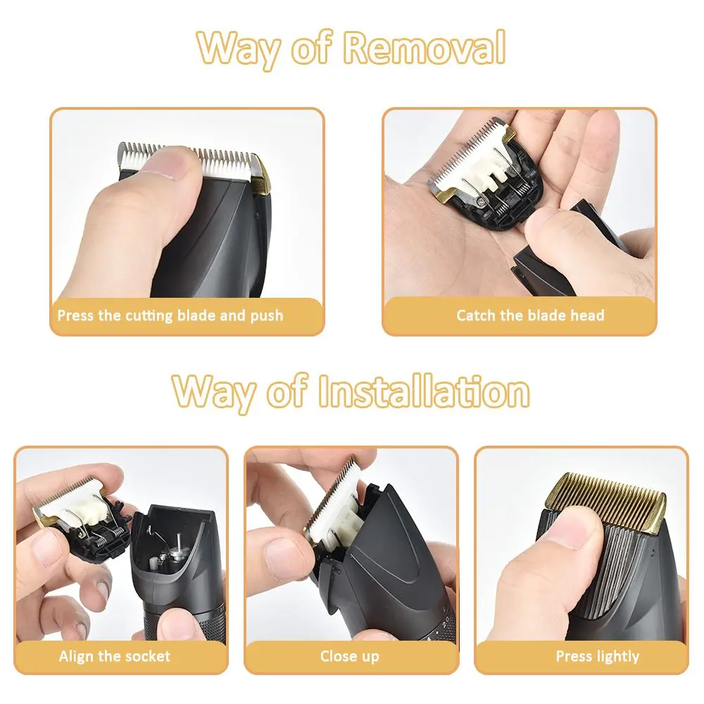 

Hair Clippers Beard Trimmer for Men Rechargeable Beard Shaving Haircut Grooming Cutting Hair Styling Accessories with Guide Comb