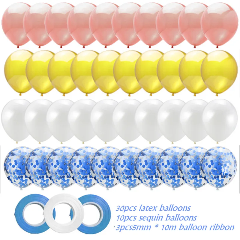 Для выведения токсинов 40 шт шар цвета розового золота набор конфетти Воздушный с