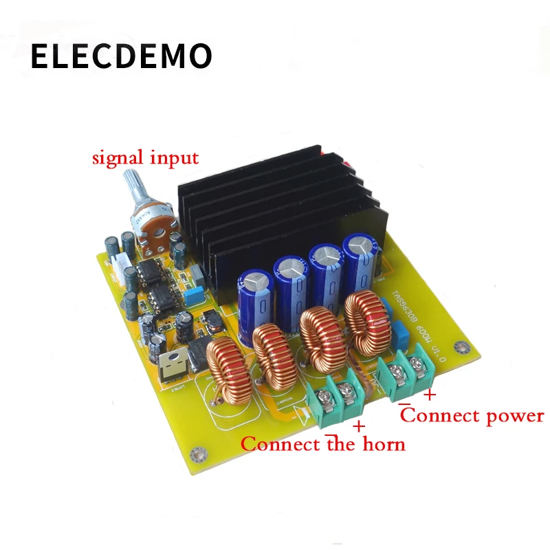 Плата усилителя мощности TAS5630 плата продукта высокой одноканальная 600 Вт