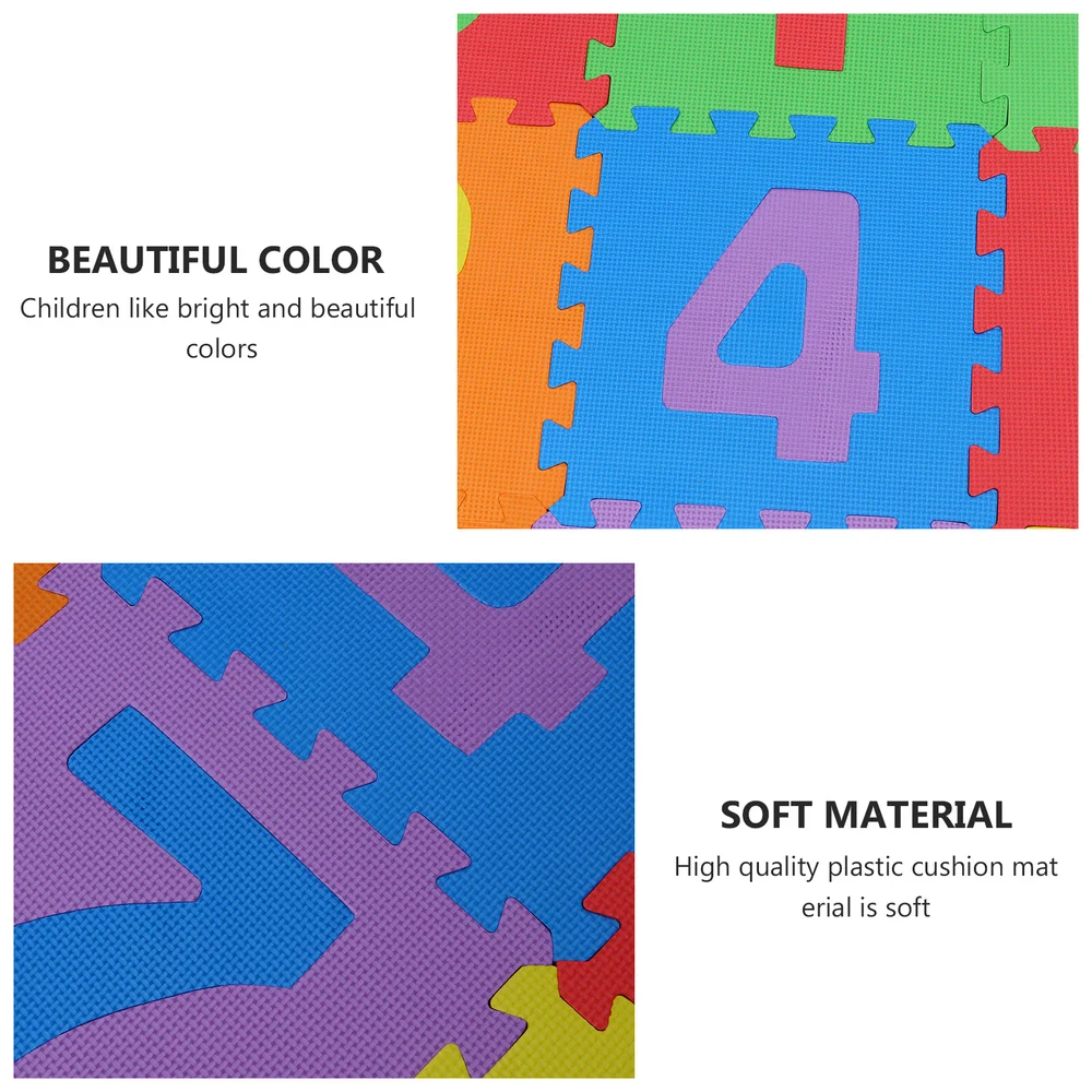 

10pcs Colorful Kids Puzzle Exercise Play Mat Interlocking Tiles for Baby