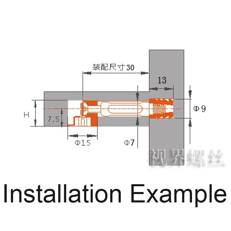 20pcs 3in1 m640 furniture screw assembled pieces kitchen cabinet connectors hammer nut free global shipping