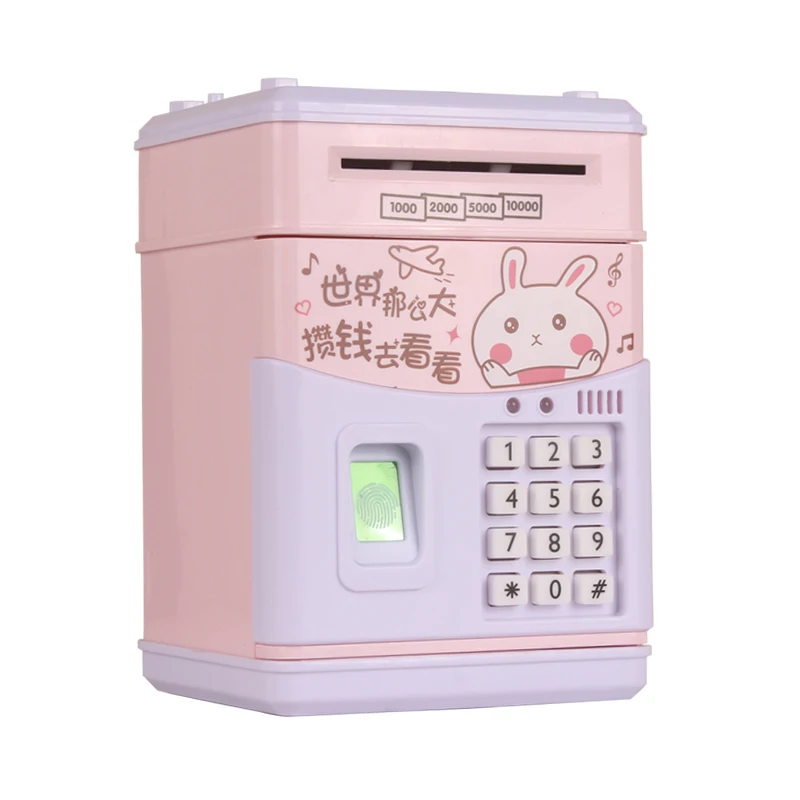 Электронная Копилка Банкомат с паролем сейф для сохранения купюр и монет