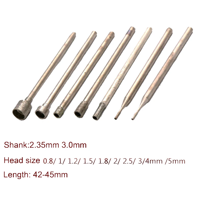Мини-сверла для гравировки под мрамор с зернистостью 0 8-5 мм 10 шт./компл. |