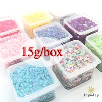 inyajay loose sequins 15gbox star shape diy scrapbooking paillette sewing craftpvc flat nail art manicuredecoration confetti