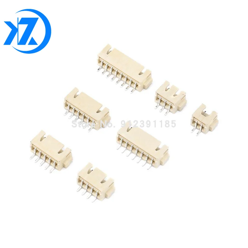 20 шт. XH2.54 SMD SMT прямоугольный разъем 2 54 мм Шаг штырьковый 2P/3P/4P/5P/6P/8P/для печатной