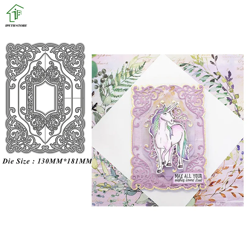 

Пустотелая рамка, металлическая высечка для фотоальбома, Женский Рождественский Декор, высечки для рукоделия, новинка 2021