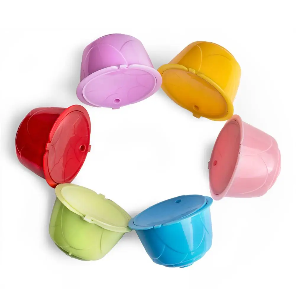 

Plastic Reusable Refillable Coffee Filter Capsule Cup For NESPRESSO Dolce Gusto Machines Cafe Kitchen Coffee Machine Filter
