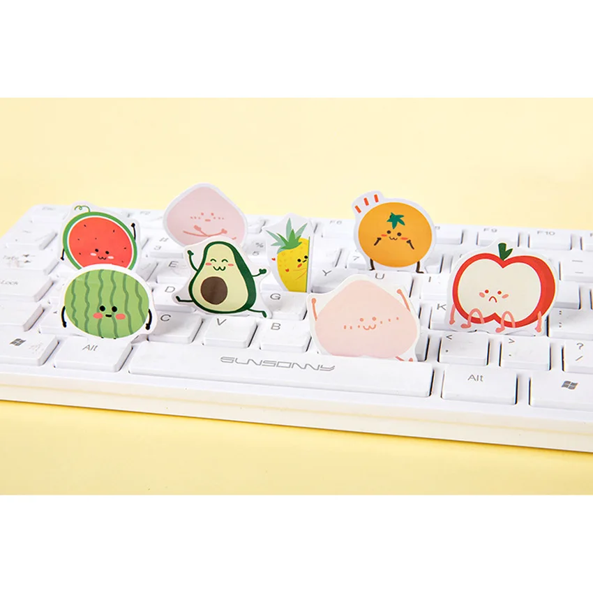 45 шт./упак. Новый фруктовой серией смайлик бумажные наклейки украшения DIY альбом