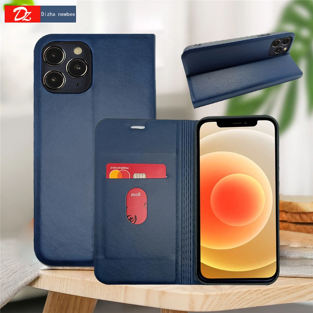 Магнитный кожаный чехол для iPhone 12 Mini 11 Pro Max XS XR 7 8 6 6S Plus SE 2020 Роскошный кошелек с