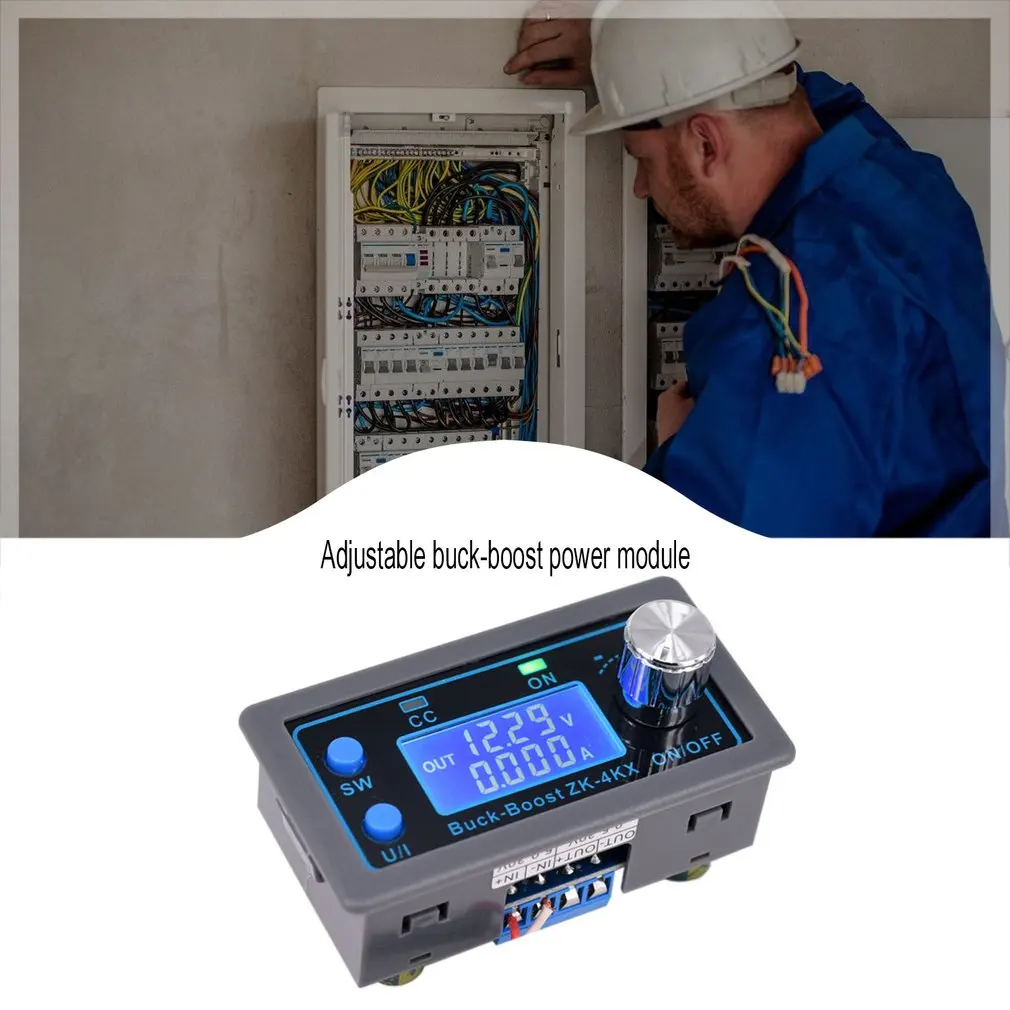 

DC-DC Step-down/Up Buck Boost Power Supply Module Constant Pressure LCD Digital Display Adjustable Board Charging batteries