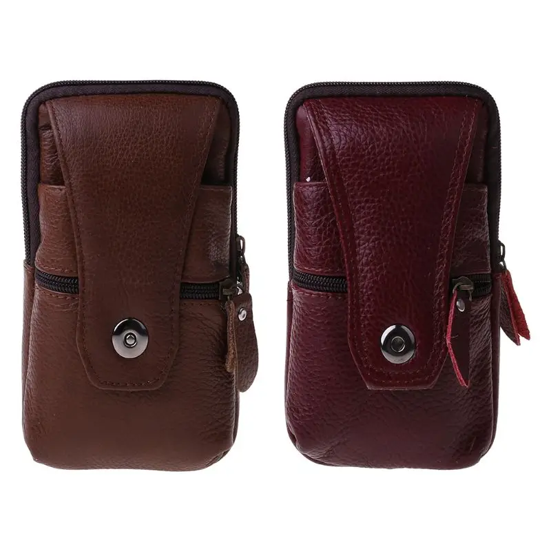 Винтажная поясная сумка из искусственной кожи с петлей для ремня чехол телефона