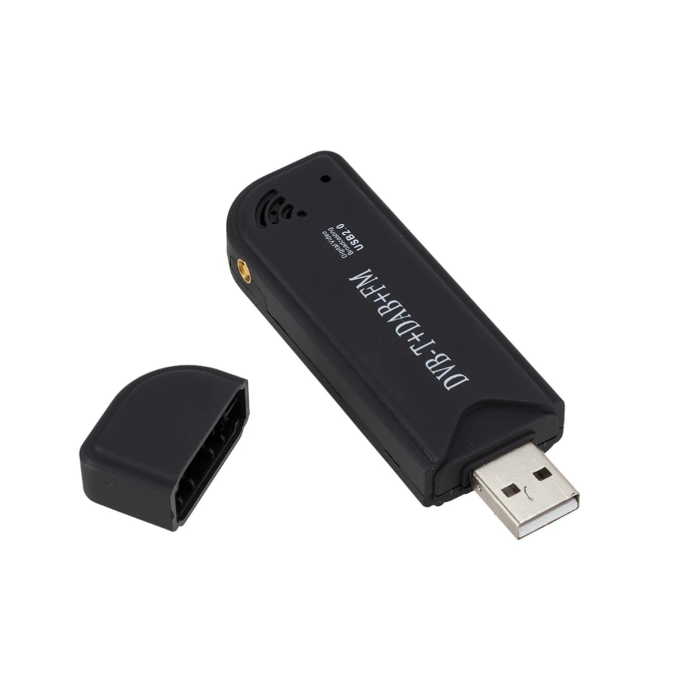 USB2.0 DVB T + DAB FM RTL2832 R820T2 SDR RTL ключ палка цифровой ТВ тюнер наземный видео