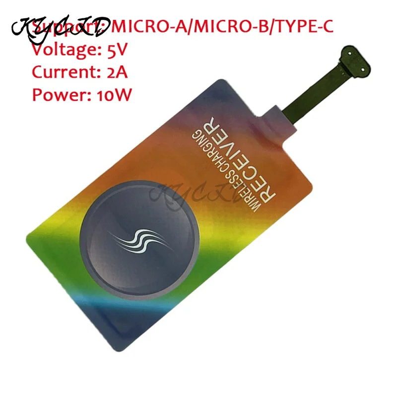 10w 5v2a micro usb type c universal fast wireless charger receiver adapter for samsung huawei for android qi qtandard free global shipping