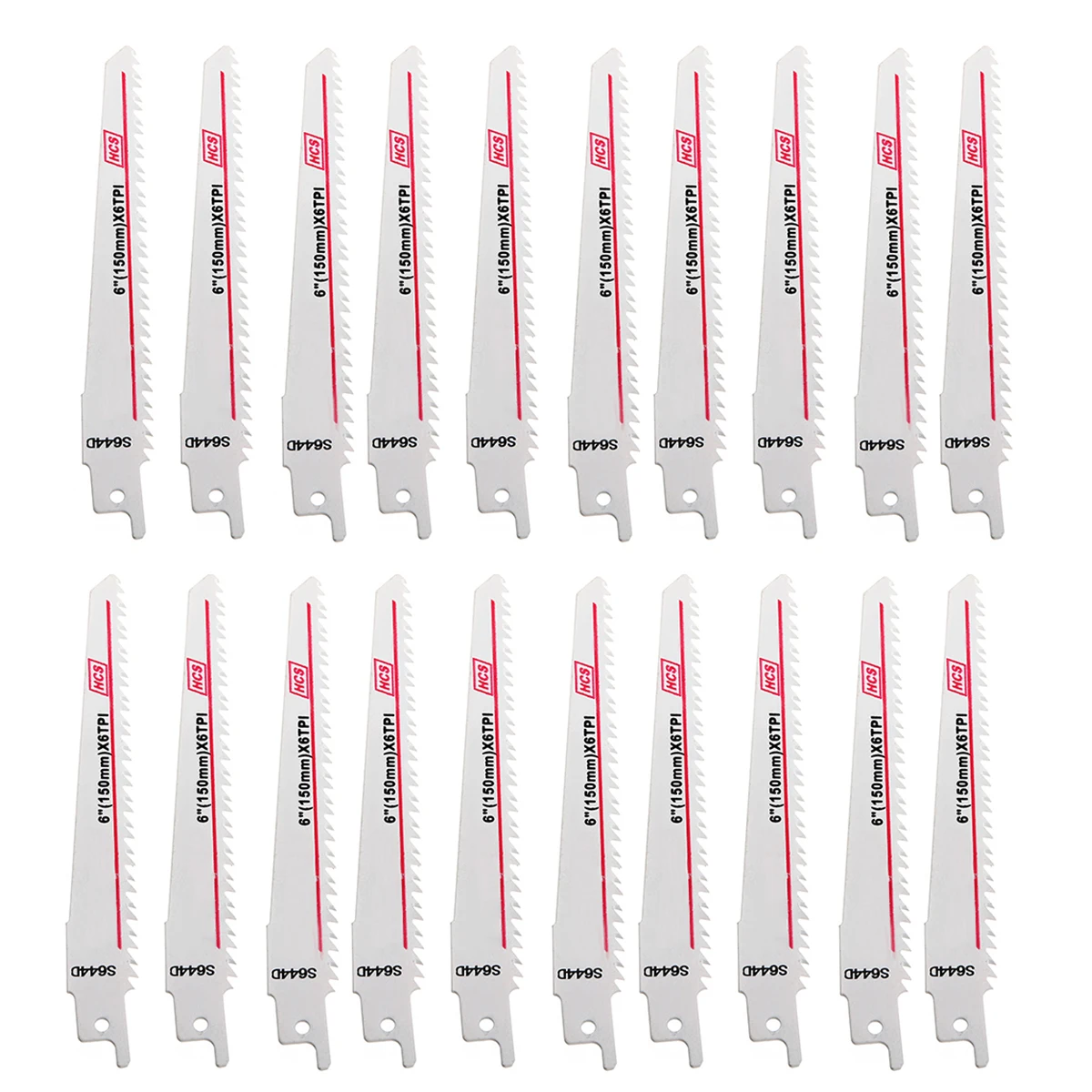 Новинка лезвия для сабельной пилы 150x19x0 9 мм лезвие HCS дерева ПВХ 20 шт.|Полотна пил| |