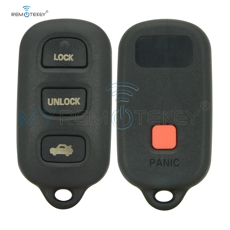 Remtekey дистанционный ключ брелок от машины 3 кнопки с паникой для Toyota Camry Solara Corolla