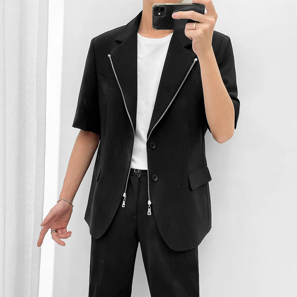 Высокое качество летние с коротким рукавом Блейзер Куртка - Цена: 5949.89