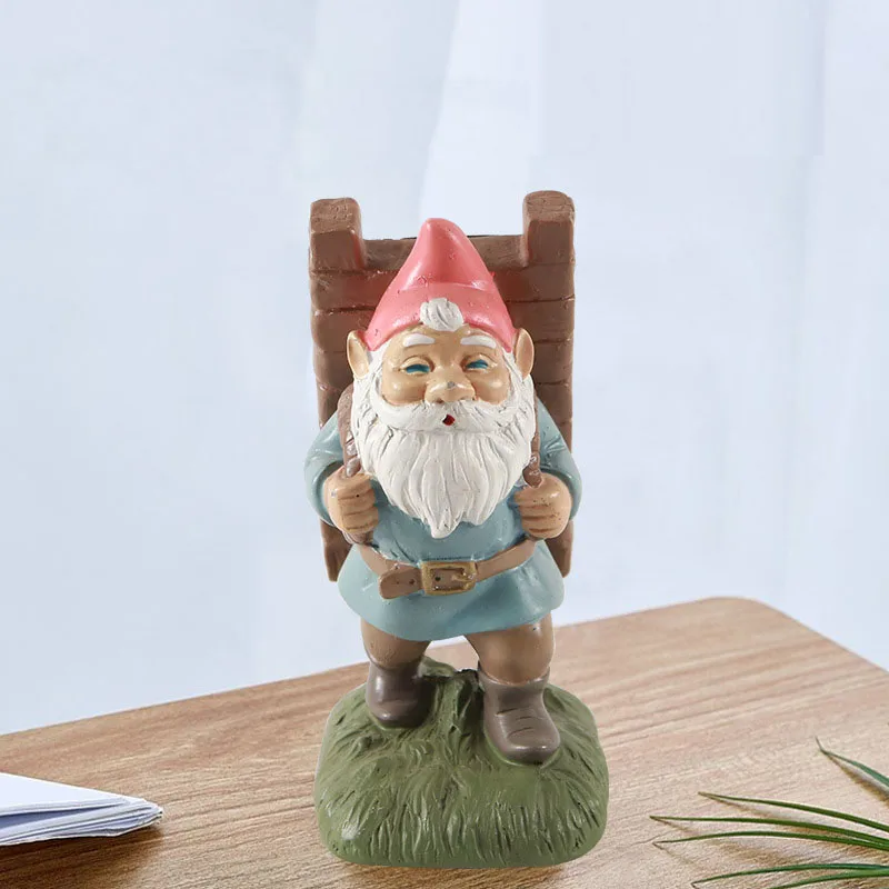 

13cm Resin Santa Claus Ornament Universal Mobile Phone Holder Gift Toy Creative Home Desk Decoration Birthday Party Gifts