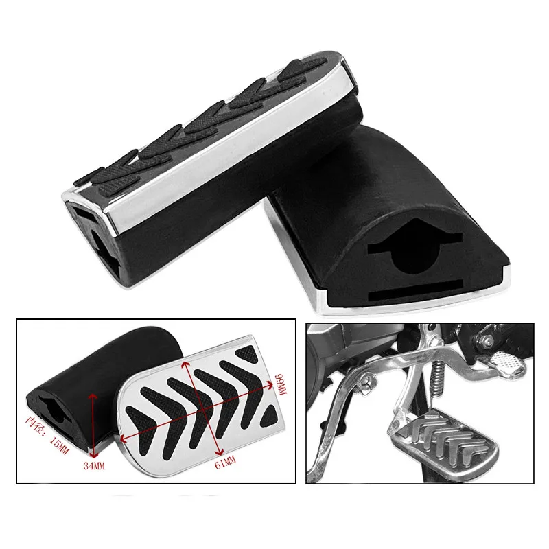 

Универсальная мотоциклетная Передняя Подножка для ног, педаль тормоза, противоскользящая Подножка для Honda Yamaha Suzuki Kawasaki Cafe Racer