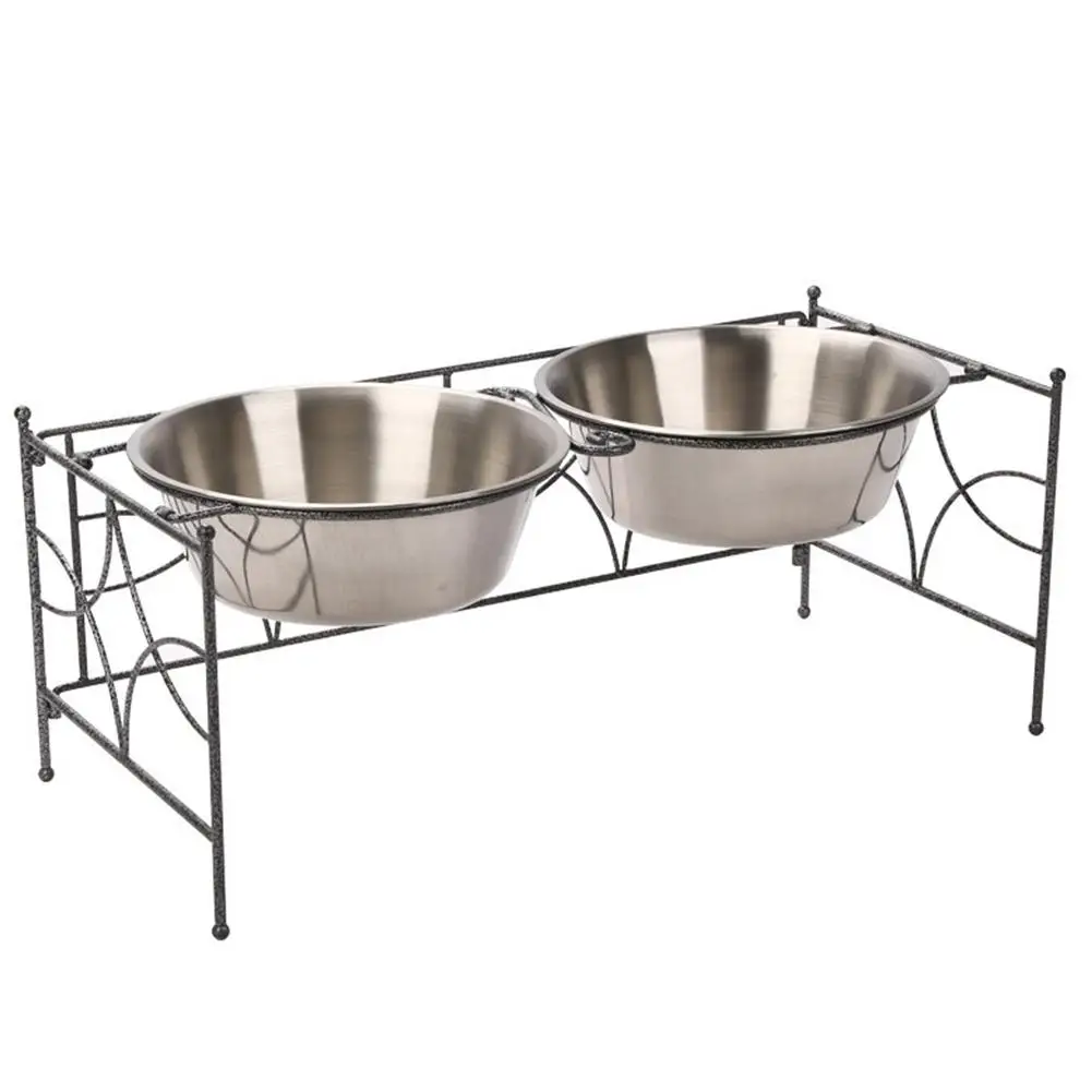 Кормушка Для Воды Из Нержавеющей Стали кормушка с подставкой для средних и