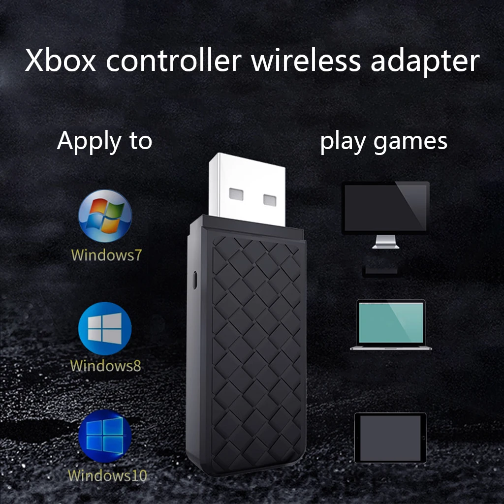 Игровой контроллер для ПК беспроводной адаптер USB ресивер совместимый с X box One S/X