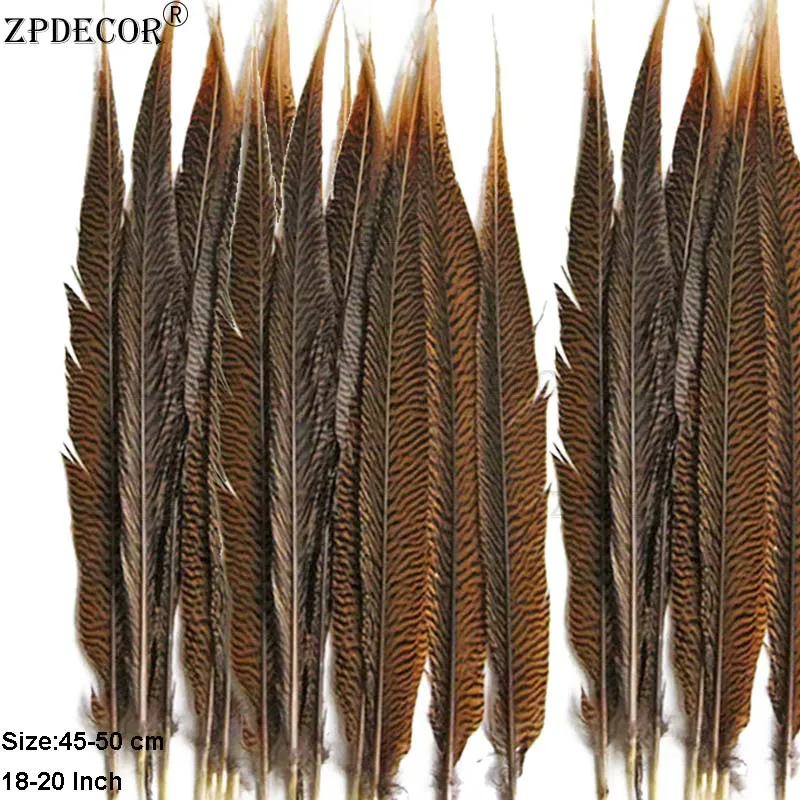 18-20 Inch 45-50CM Golden Pheasant Feathers For Wedding Decoration | Дом и сад