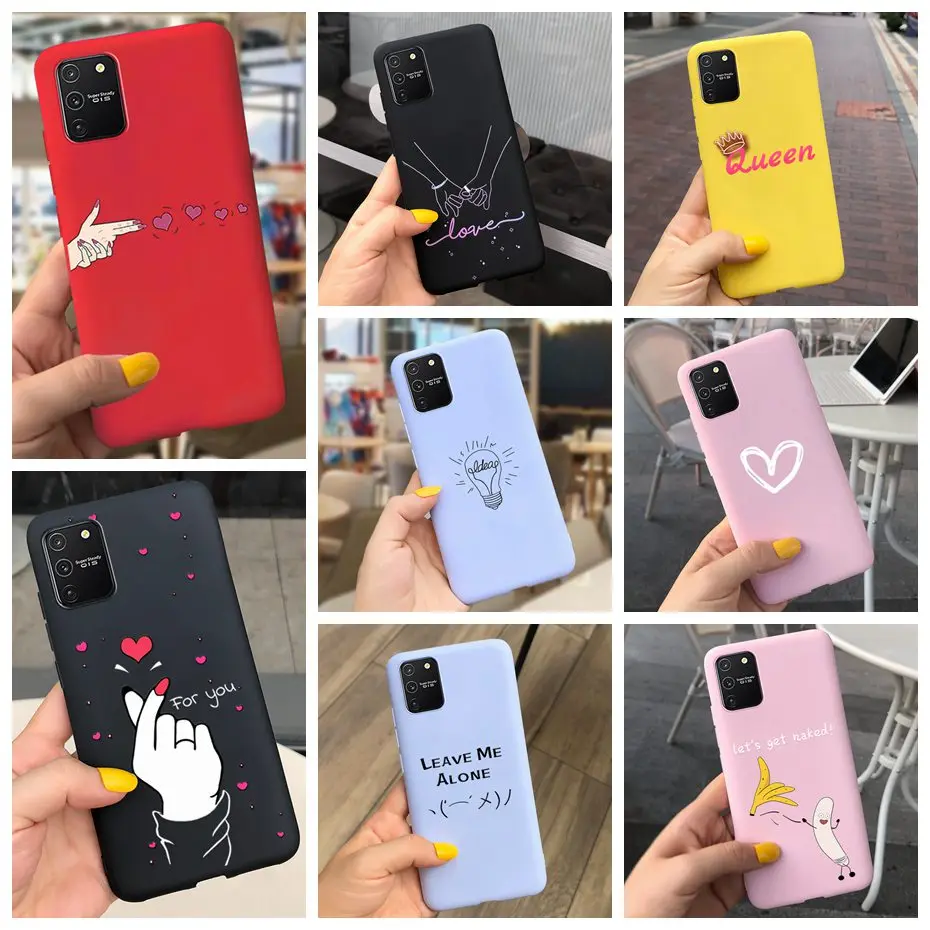 Чехол для Samsung Galaxy s10 lite чехол карамельного цвета из ТПУ силиконовая Мягкая задняя