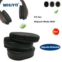 replacement ear pads for klipsch mode m40 m 40 m 40 headset parts leather cushion velvet earmuff earphone sleeve cover