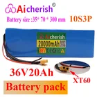 Е-байка 36В Батарея 10S3P 20Ah 42В 18650 комплект литий-ионный батарей Батарея пакет цилиндрическая литий-ионный аккумулятор электрический автомобиль мотор велосипеда скутер с BMS 500 Вт 18650