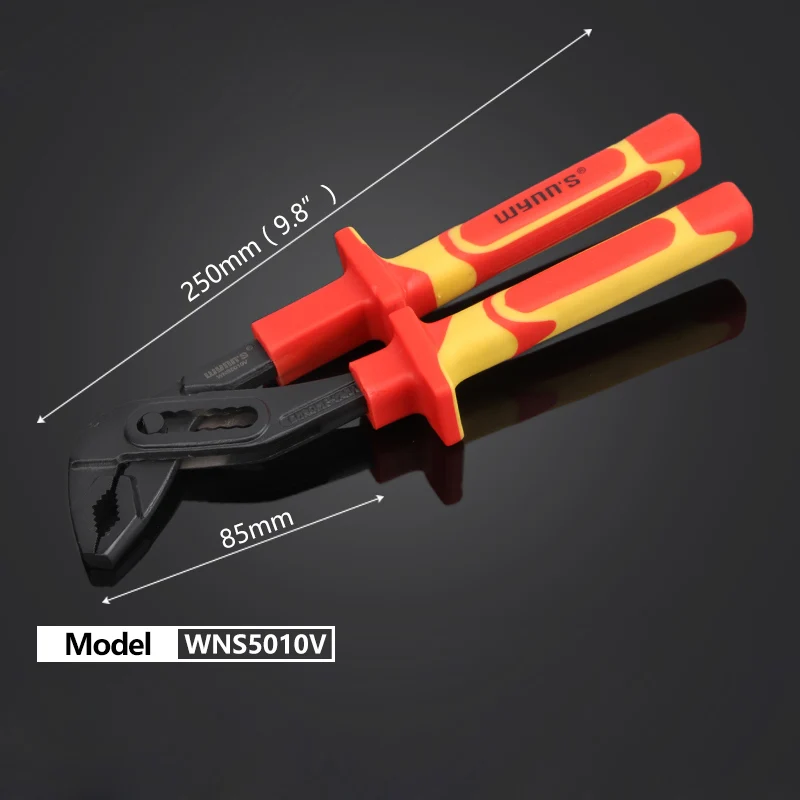 WNS5010V 1 шт. изоляционные плоскогубцы " /7"/" /10" проволока Striper VED 1000 в резак для проводов CR-Ni электрика инструмент - Цвет: WNS5010V