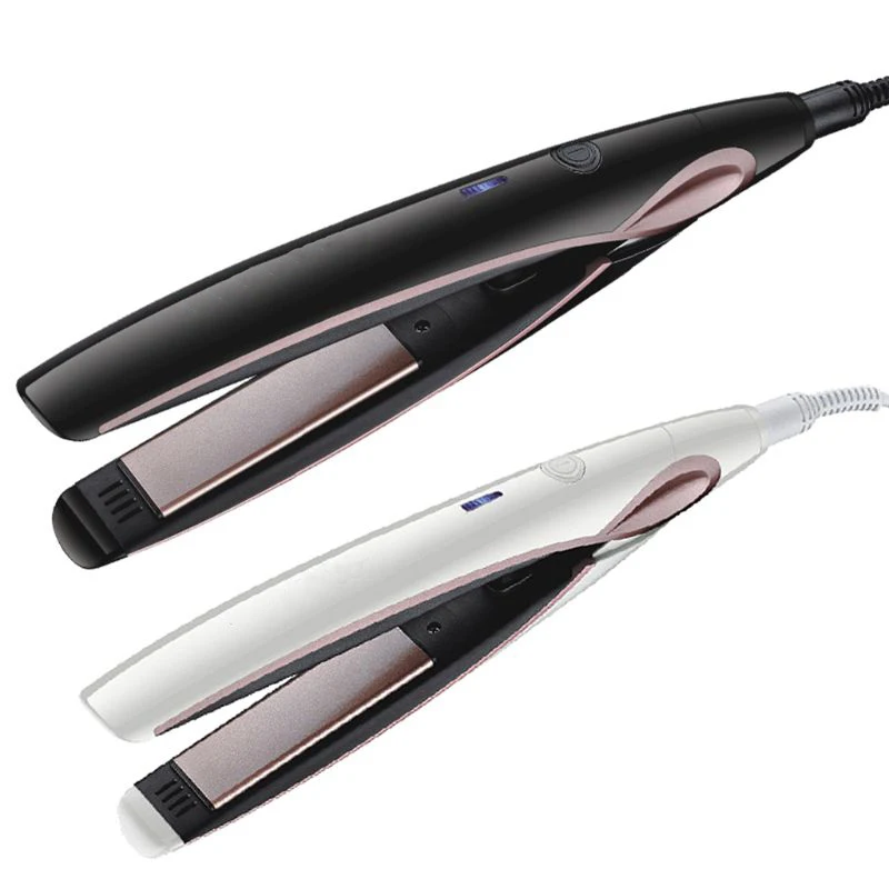 Alisadores de Cabelo Ferro e Curling Ferro com Display 2 em 1 Cerâmica Plana Straighteners Curls Ferros Lcd
