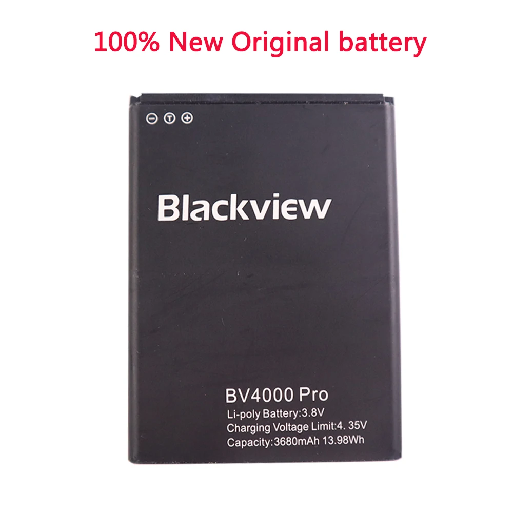 100% Original 3680mAh Battery BV4000 Pro For Blackview BV4000 BV 4000 Pro MTK6580A Phone Batteries High Quality