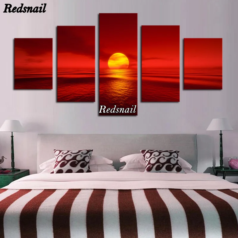 

5 шт., красная роза, цветы, сделай сам, алмазная картина 5D, полная дрель, мозаика, алмазная вышивка, горный хрусталь, свадебное украшение ML1124