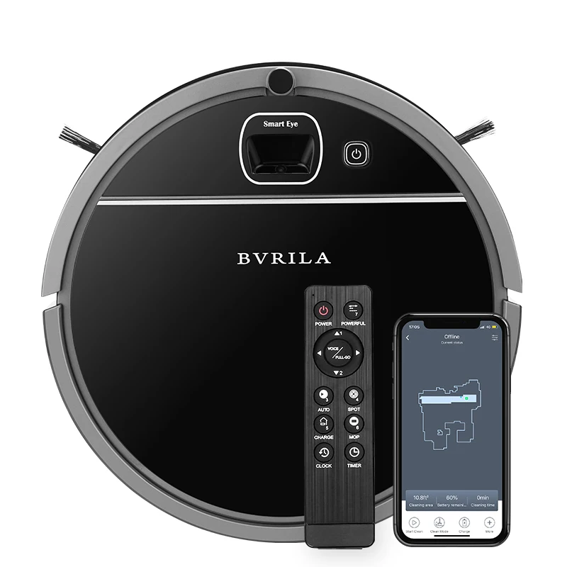 Bvrila новый хит продаж умный дом влажный и сухой робот пылесос Alexa полностью