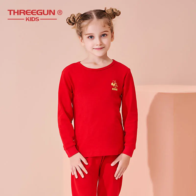 Комплект зимней пижамы для девочек-подростков х/б |