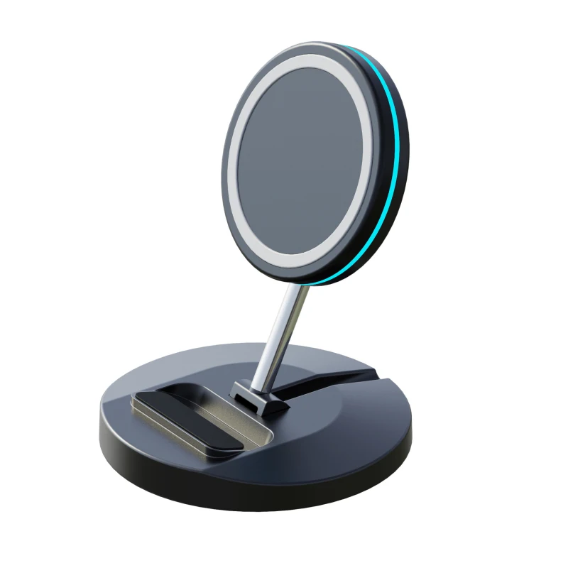 

15W QI Magnetic Wireless Fast Charging Charger Phone Holder Stand For IPhone 11 Pro/XR/Xs Max Samsung Desktop Phone Stand Holder