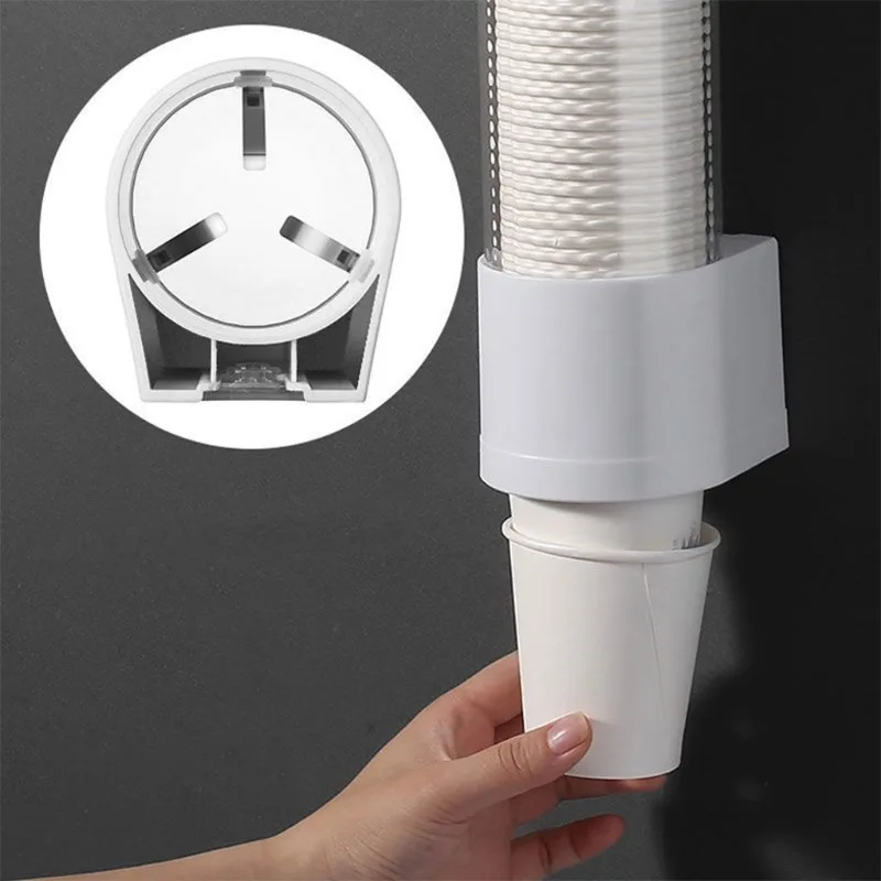 

2021 New Dispenser Automatically Drop Cup Remover Disposable Cup Plastic Cup Paper Cup Du Water Dispenser Cup Holder