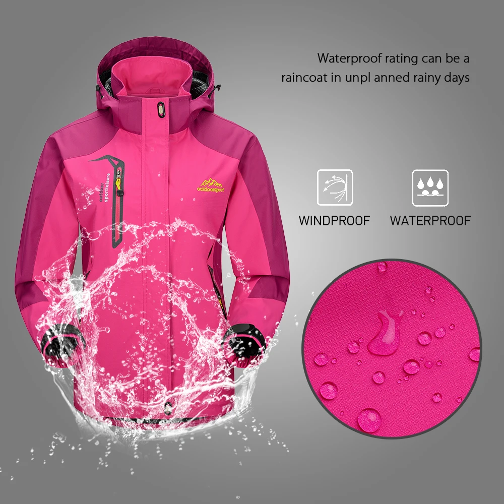 Куртки Lixada Waterprooof для пеших прогулок походов альпинизма ветрозащитная куртка