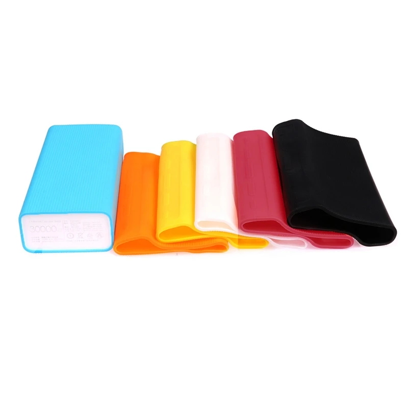 

Powerbank Case Silicone Protector Case Cover for -Xiaomi power bank 30000mAh Skin Shell Sleeve Protector Cover