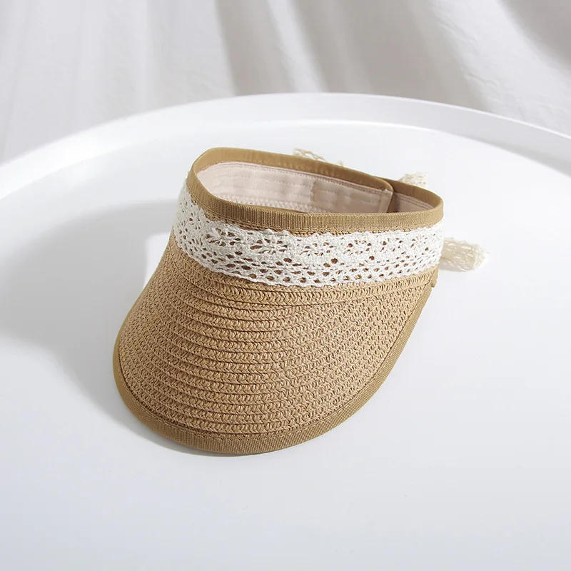 H7430 Корейский детский Пустой Топ летняя шляпа путешествия открытый