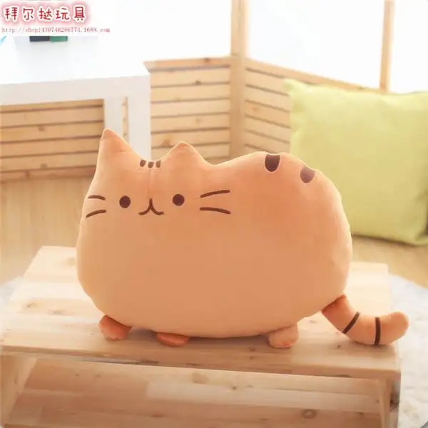 Плюшевая игрушка в виде кота милая креативная плюшевая для офиса обнимания