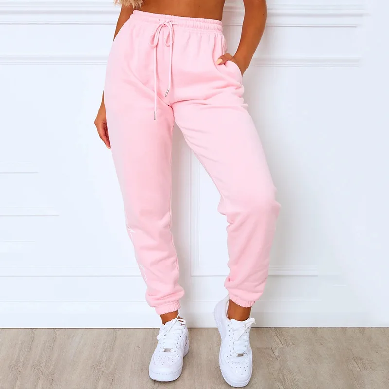 

New Women Casual Fashion High Waist Hip Hop Dance Sport Running Jogging Harem Pants Sweatpants Jogger Baggy Trousers