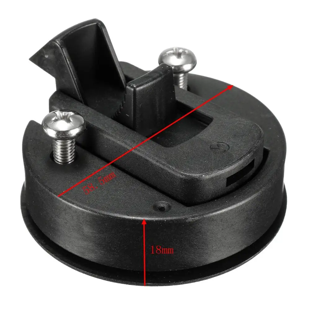 

1X 2X 4X 2" Round Flush Mount Pull Hatch Latch Replacement Plastic Black For RV Marine Boat Deck Southco